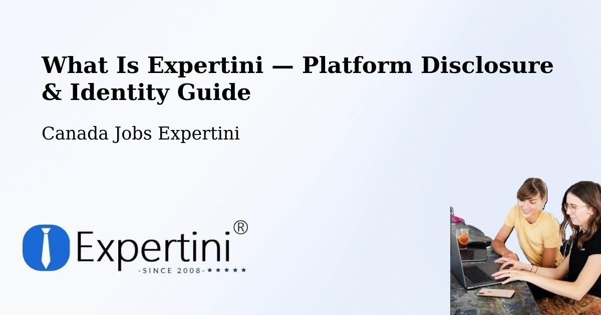 What Is Expertini — Platform Disclosure & Identity Guide – St. Thomas